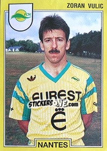 Sticker Zoran Vulic - FOOT 1991-1992 n. 179 - Panini