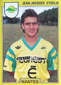 Figurina Jean-Jacques Eydelie - FOOT 1991-1992 - Panini