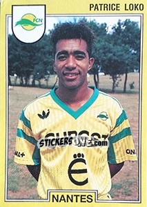 Cromo Patrice Loko - FOOT 1991-1992 n. 188 - Panini