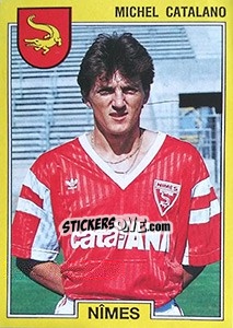 Sticker Michel Catalano - FOOT 1991-1992 n. 191 - Panini