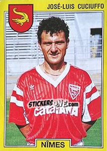 Cromo José-Luis Cuciuffo - FOOT 1991-1992 n. 196 - Panini