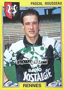 Figurina Pascal Rousseau - FOOT 1991-1992 n. 218 - Panini