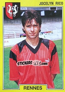 Cromo Jocelyn Rico - FOOT 1991-1992 - Panini