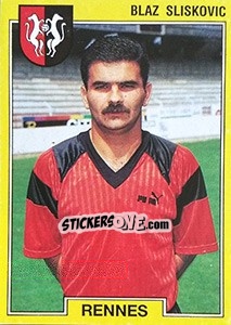 Sticker Blaz Sliskovic - FOOT 1991-1992 - Panini