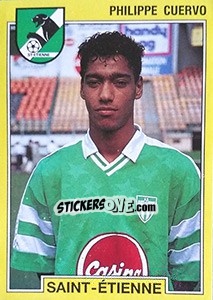 Sticker Philippe Cuervo - FOOT 1991-1992 - Panini