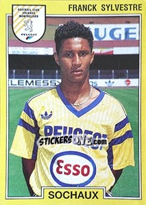 Sticker Franck Sylvestre - FOOT 1991-1992 - Panini