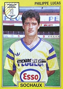 Cromo Philippe Lucas - FOOT 1991-1992 - Panini