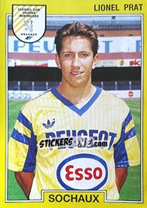 Sticker Lionel Prat - FOOT 1991-1992 - Panini