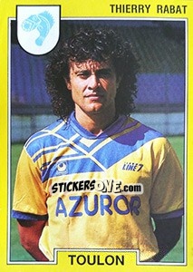 Sticker Thierry Rabat - FOOT 1991-1992 n. 262 - Panini