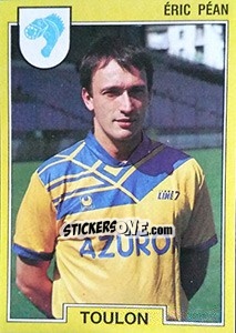 Cromo Eric Péan - FOOT 1991-1992 - Panini