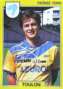 Sticker Patrice Ferri - FOOT 1991-1992 - Panini