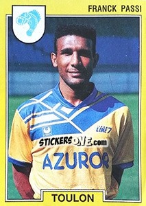 Cromo Franck Passi - FOOT 1991-1992 - Panini