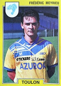 Sticker Frédéric Meyrieu - FOOT 1991-1992 n. 269 - Panini