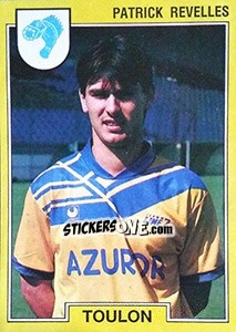 Figurina Patrick Revelles - FOOT 1991-1992 - Panini