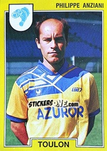 Sticker Philippe Anziani - FOOT 1991-1992 n. 271 - Panini