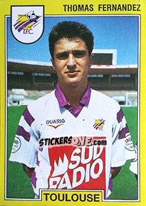 Cromo Thomas Fernandez - FOOT 1991-1992 n. 277 - Panini