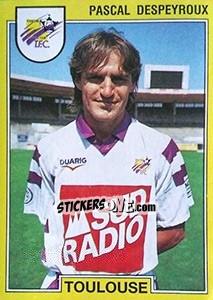 Sticker Pascal Despeyroux - FOOT 1991-1992 - Panini