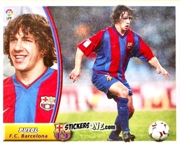 Cromo Puyol - Liga Spagnola 2003-2004 n. 90 - Colecciones ESTE
