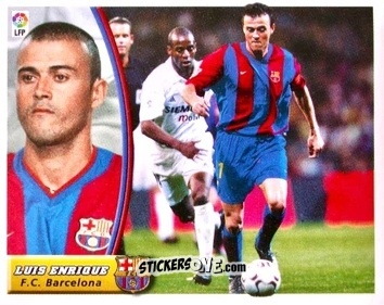 Cromo Luis Enrique - Liga Spagnola 2003-2004 n. 99 - Colecciones ESTE