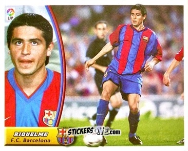 Figurina Riquelme - Liga Spagnola 2003-2004 n. 103 - Colecciones ESTE