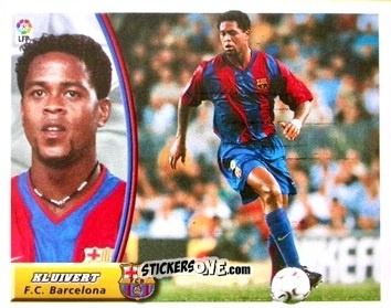 Sticker Kluivert - Liga Spagnola 2003-2004 n. 105 - Colecciones ESTE