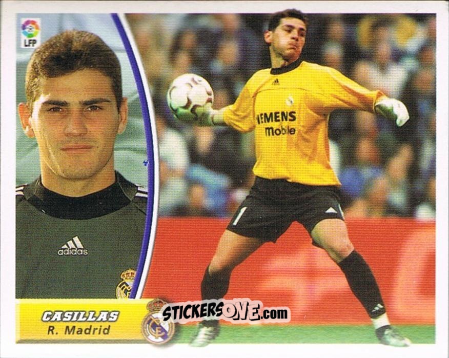 Sticker Casillas - Liga Spagnola 2003-2004 n. 208 - Colecciones ESTE