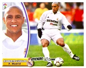 Cromo Roberto Carlos - Liga Spagnola 2003-2004 n. 212 - Colecciones ESTE