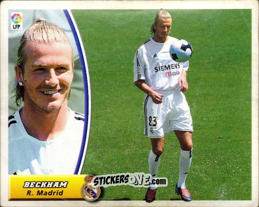 Sticker Beckham - Liga Spagnola 2003-2004 n. 220 - Colecciones ESTE