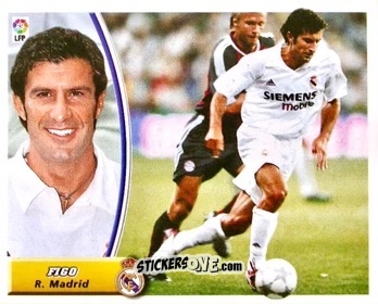 Sticker Figo - Liga Spagnola 2003-2004 n. 225 - Colecciones ESTE