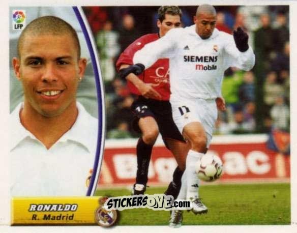 Sticker Ronaldo - Liga Spagnola 2003-2004 n. 230 - Colecciones ESTE