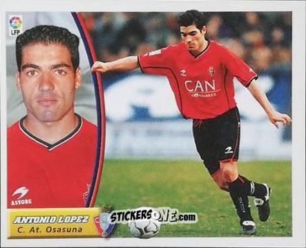 Cromo Antonio Lopez - Liga Spagnola 2003-2004 n. 325 - Colecciones ESTE