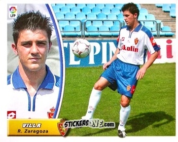 Figurina 5. Villa (ZARAGOZA) - Liga Spagnola 2003-2004 n. 518 - Colecciones ESTE