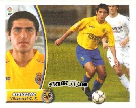 Cromo 38. Riquelme (Villarreal) - Liga Spagnola 2003-2004 n. 553 - Colecciones ESTE