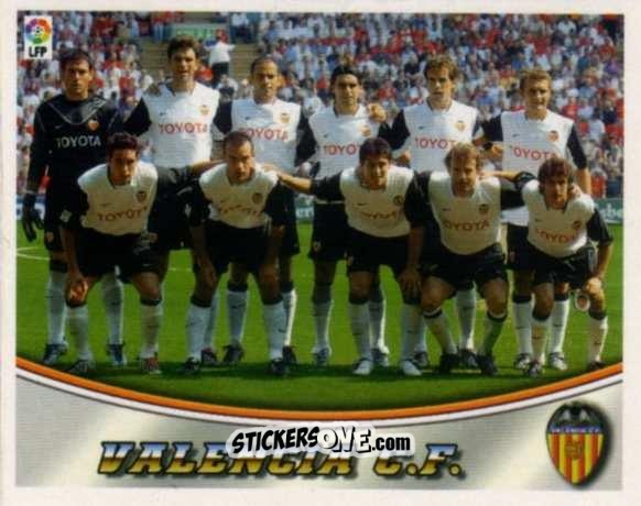 Sticker Valencia - Liga Spagnola 2003-2004 n. 580 - Colecciones ESTE