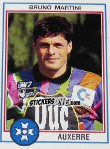 Sticker Bruno Martini - FOOT 1992-1993 n. 1 - Panini