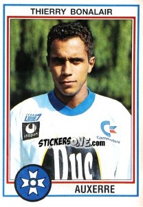 Sticker Thierry Bonalair - FOOT 1992-1993 - Panini