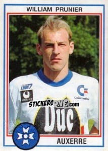 Cromo William Prunier - FOOT 1992-1993 - Panini