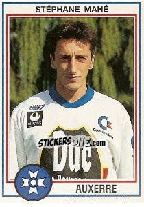 Sticker Stephane Mahe - FOOT 1992-1993 n. 5 - Panini