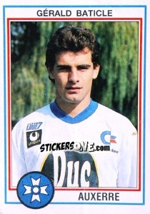 Sticker Gerald Baticle - FOOT 1992-1993 n. 10 - Panini