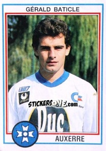 Figurina Gerald Baticle - FOOT 1992-1993 - Panini