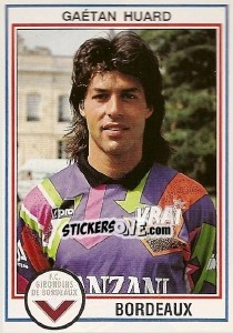 Sticker Gaetan Huard - FOOT 1992-1993 n. 16 - Panini
