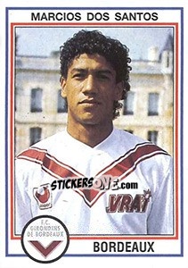 Sticker Marcios Dos Santos - FOOT 1992-1993 - Panini