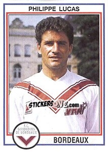 Sticker Philippe Lucas - FOOT 1992-1993 - Panini