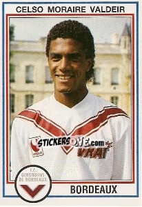 Figurina Celso Moraire Valdeir - FOOT 1992-1993 - Panini