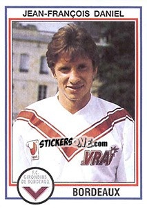Sticker Jean-Francois Daniel - FOOT 1992-1993 n. 27 - Panini