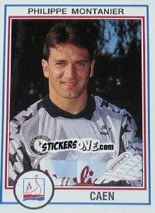 Cromo Philippe Montanier - FOOT 1992-1993 - Panini