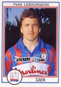Sticker Yvan Lebourgeois - FOOT 1992-1993 n. 32 - Panini
