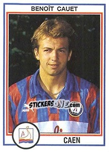 Sticker Benoit Cauet - FOOT 1992-1993 n. 34 - Panini