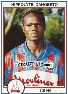 Figurina Hippolyte Dangbetto - FOOT 1992-1993 - Panini