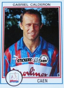 Figurina Gabriel Calderon - FOOT 1992-1993 n. 36 - Panini